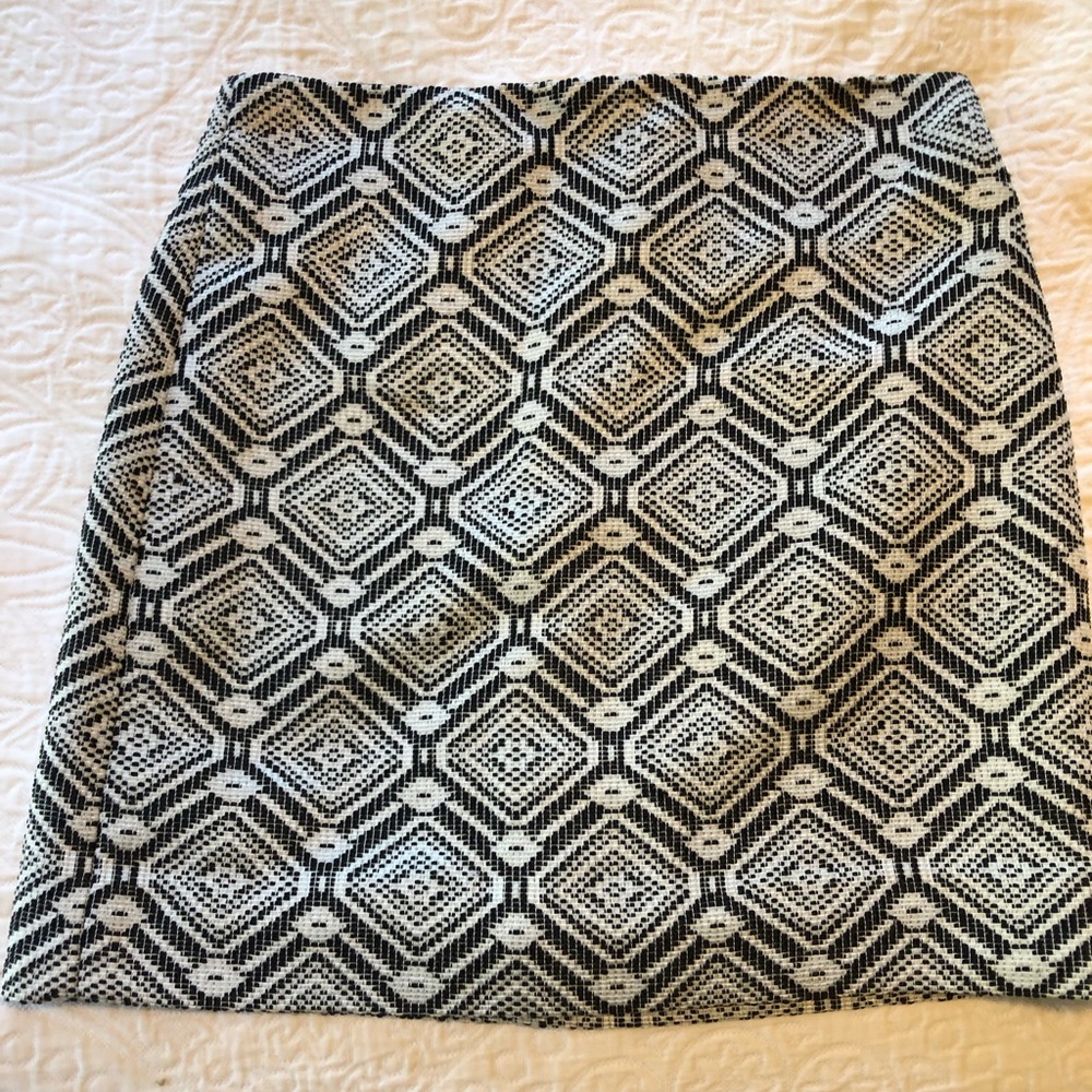 J Crew tribal pattern pencil skirt